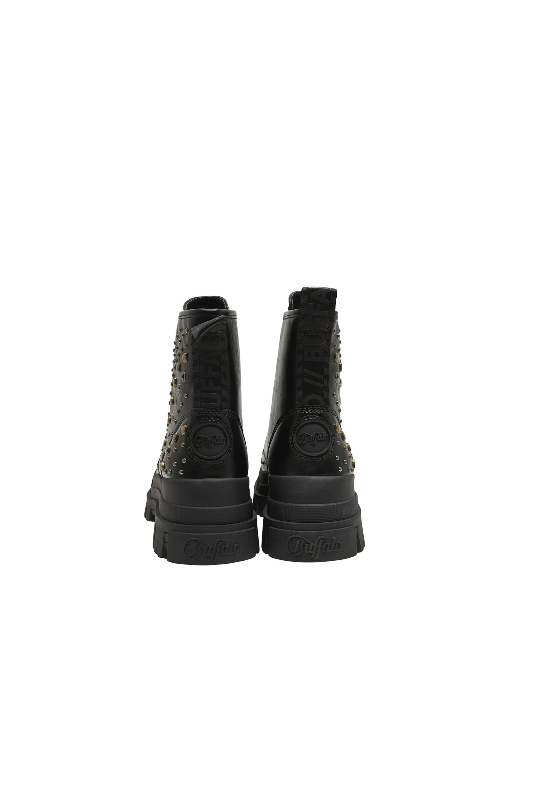 Bottines à lacets 'ASPHA' BUFFALO en noir