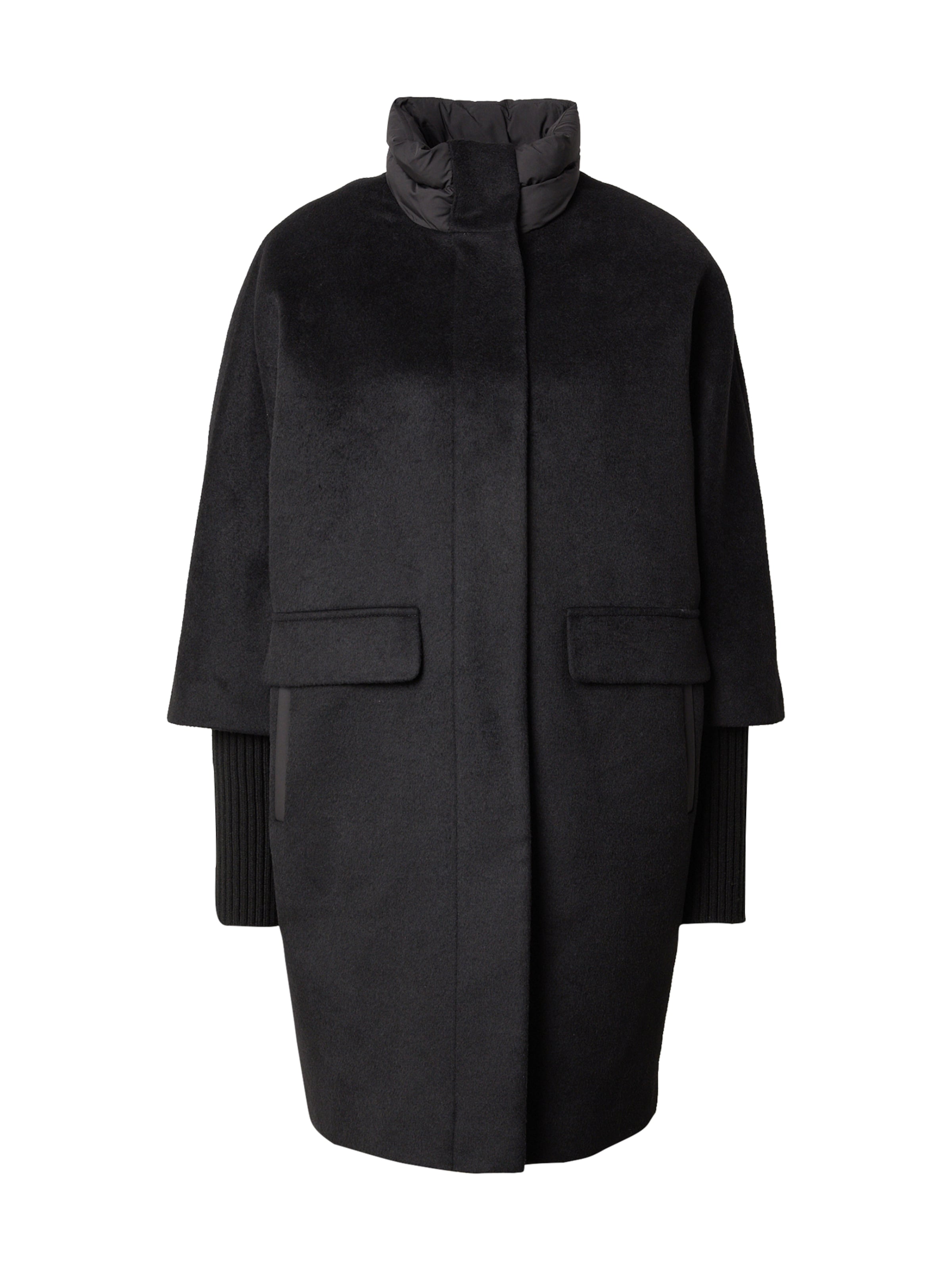 COMMA Płaszcz przejściowy w kolorze czarny: przód