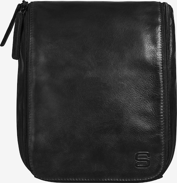 Trousses de toilette Spikes & Sparrow en noir : devant