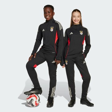 ADIDAS PERFORMANCE Slim fit Sports trousers 'Benfica Lissabon Tiro 25 Competition' in Black: front