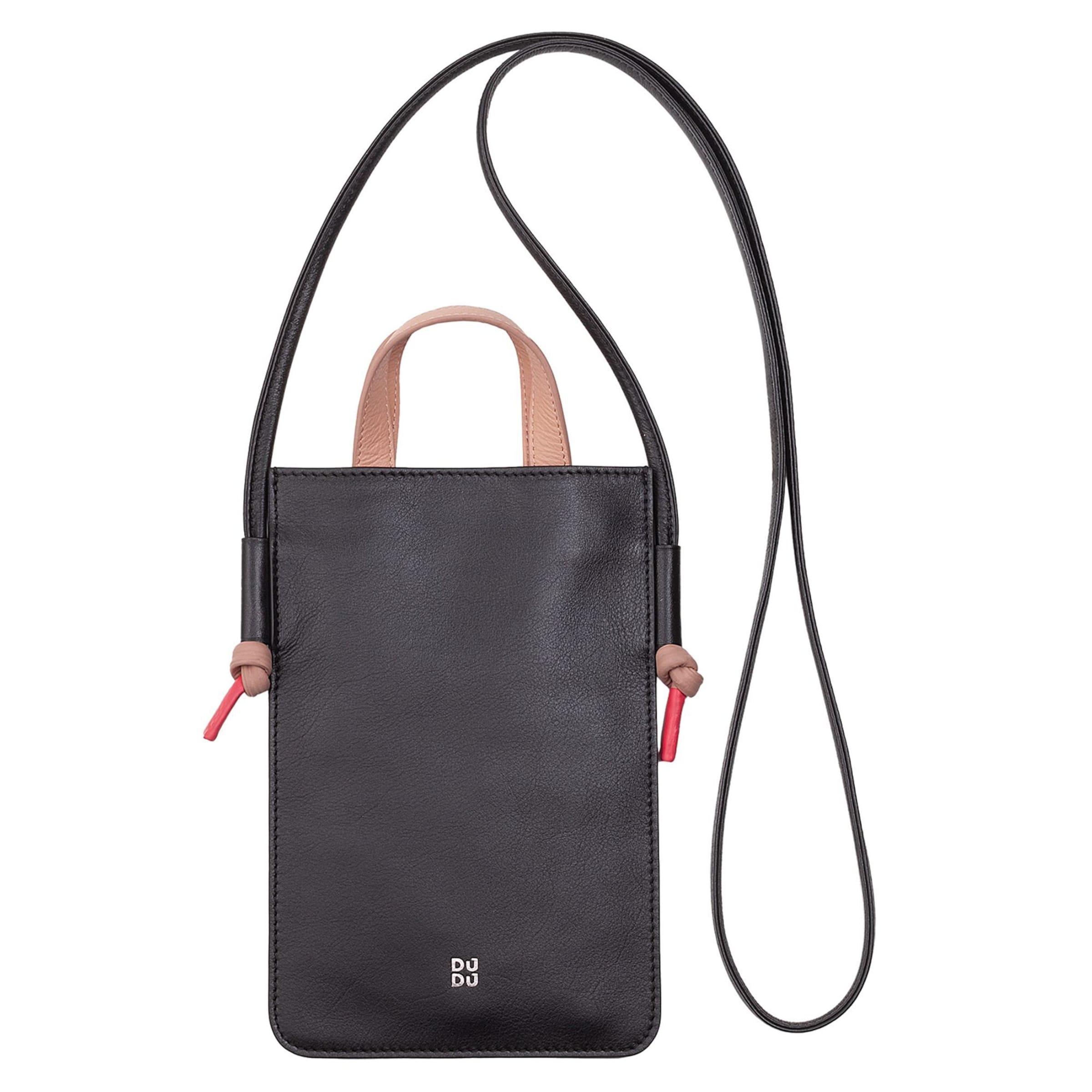 DuDu Smartphonehoesje 'Faro' in Zwart: voorkant