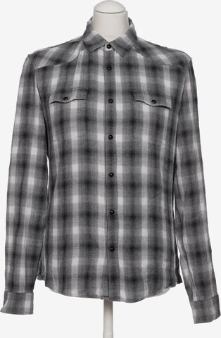 DRYKORN Button Up Shirt in S in Grey: front