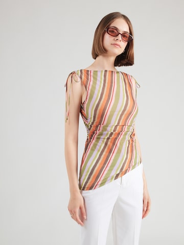 Haut 'MOA' TOPSHOP en orange : devant