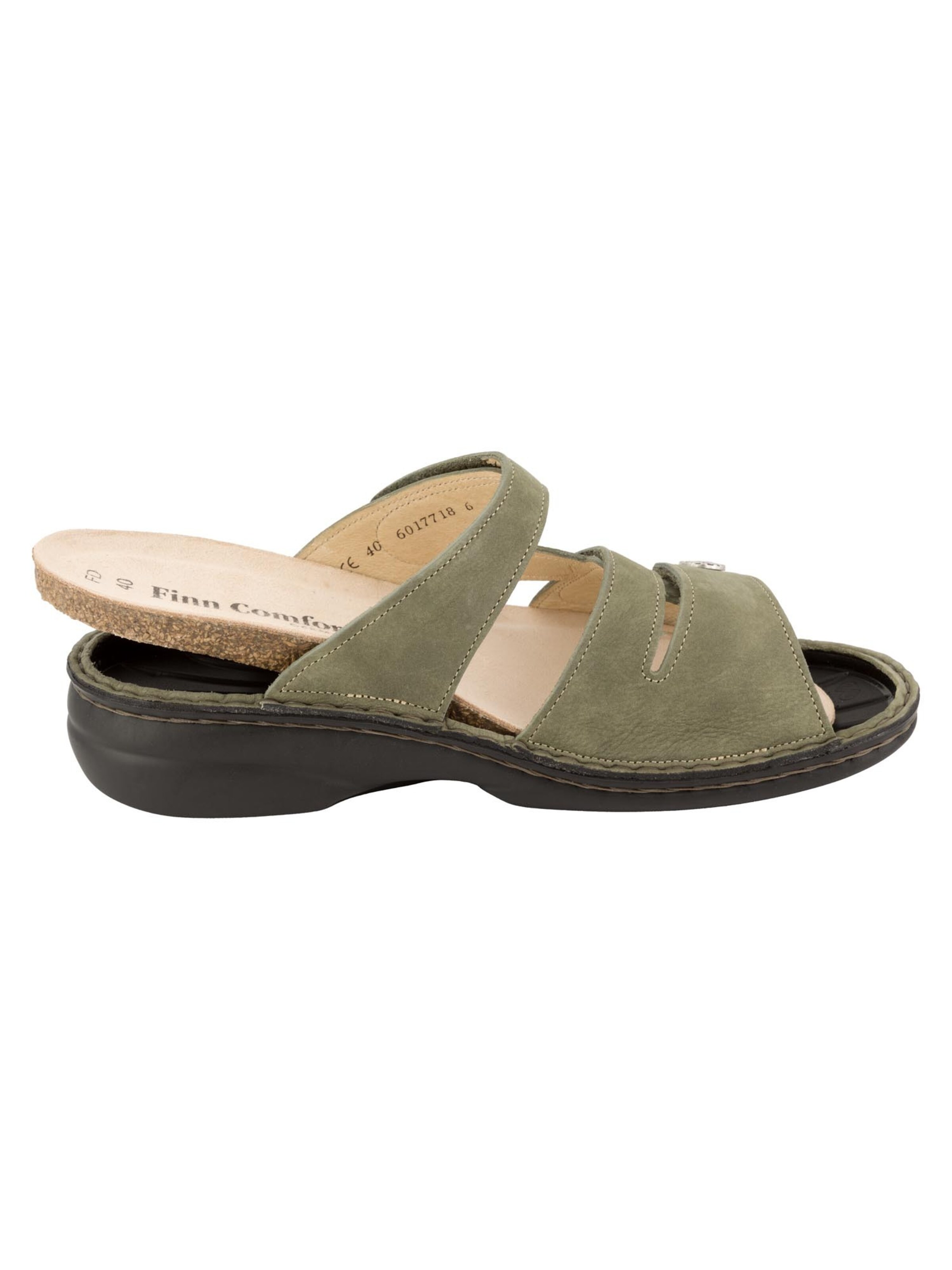 Finn Comfort Mule 'Ventura-S' in Green