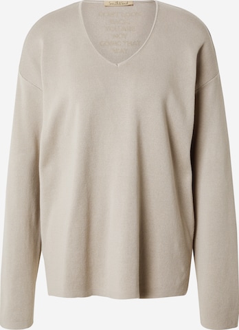 Pull-over Smith&Soul en beige : devant