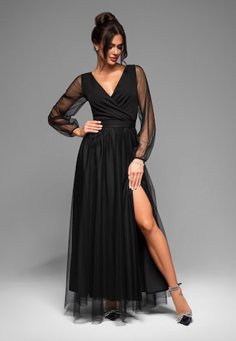 Ombre Evening dress in Black: front