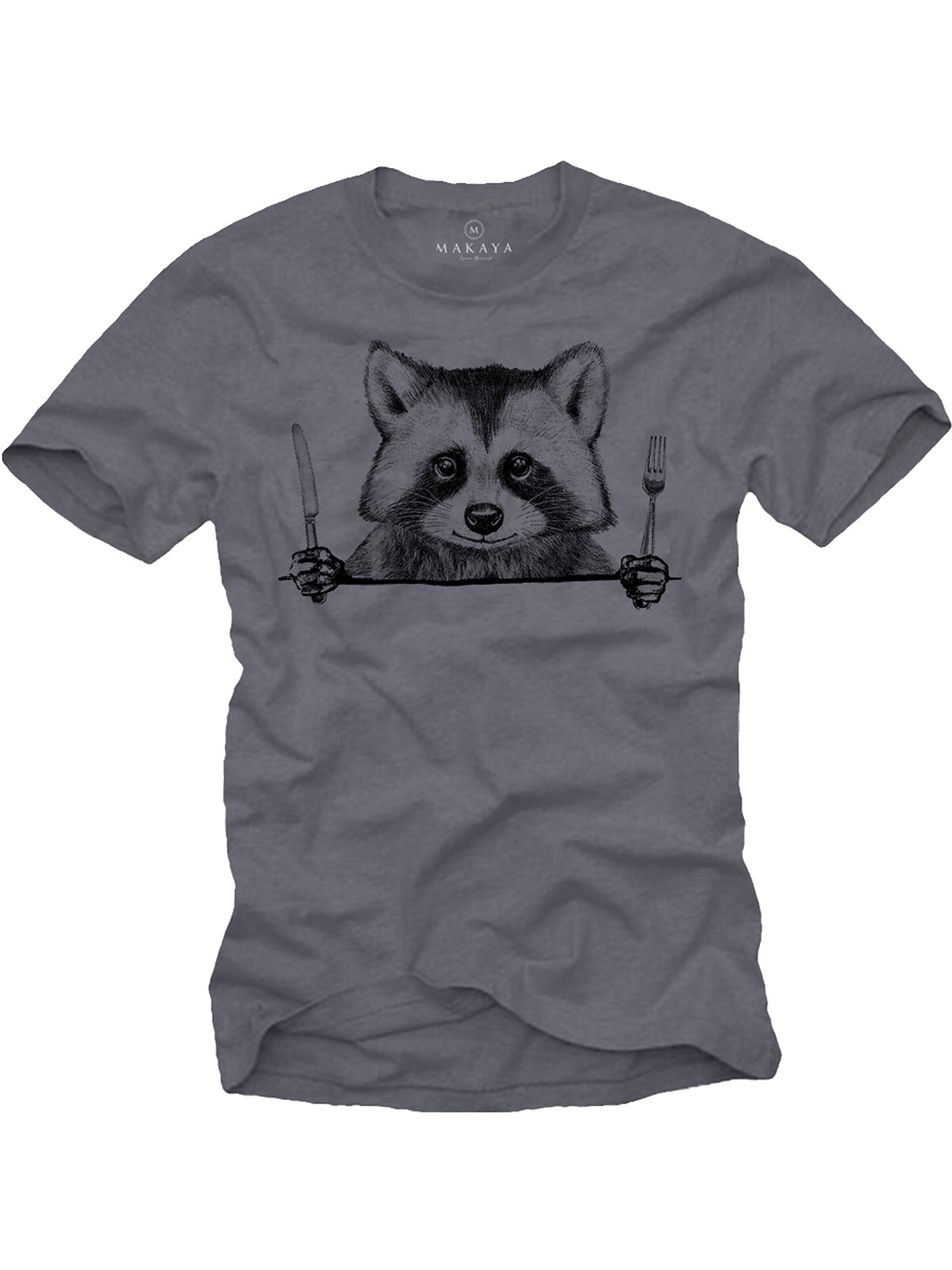 MAKAYA Shirt‌‌‌‌ in Grau: Vorderseite