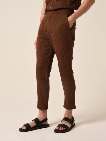 Pantaloni di Antioch in marrone: frontale