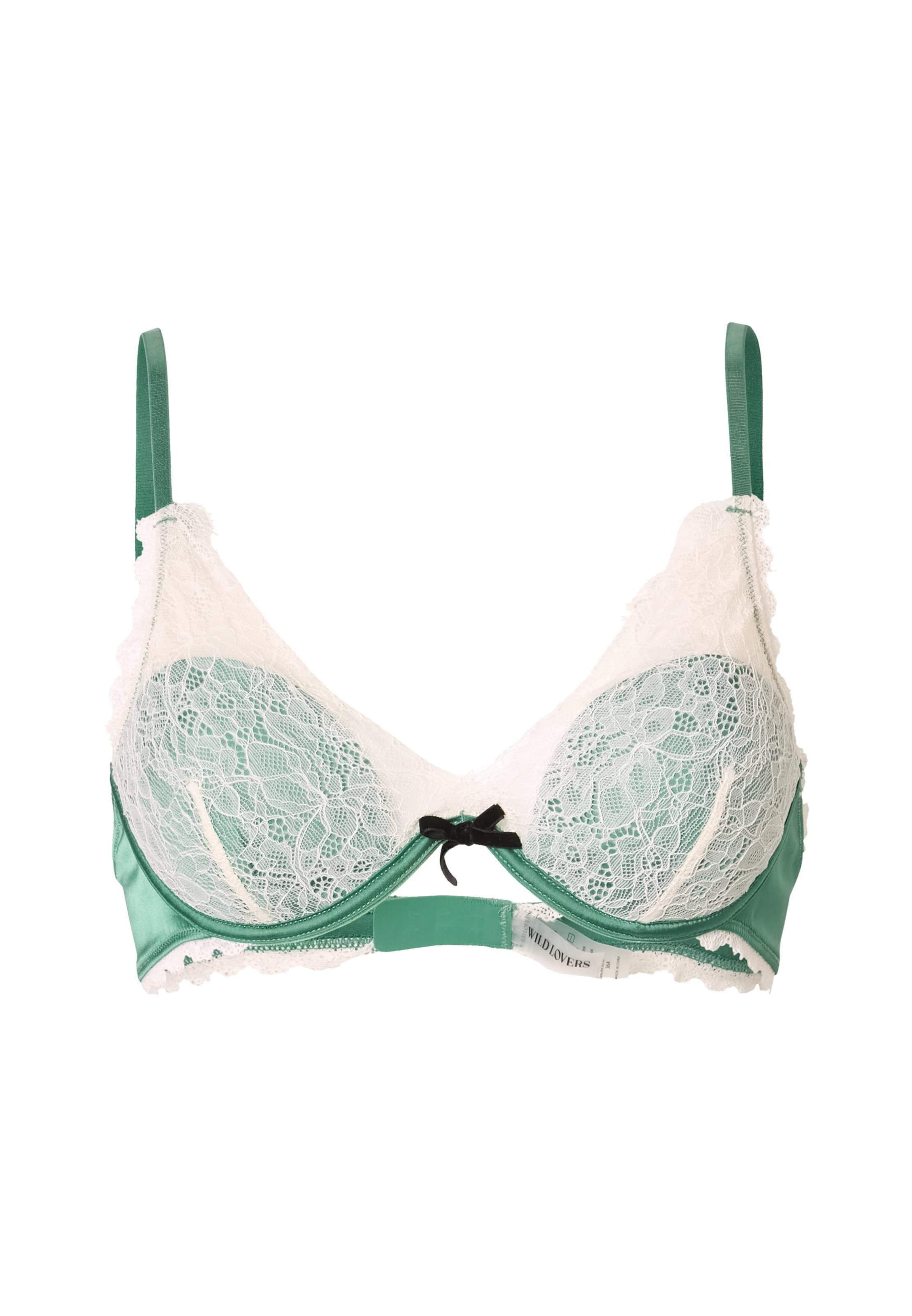 Classique Soutien-gorge 'FRANCESA' WILD LOVERS en vert : devant