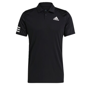 melns ADIDAS SPORTSWEAR Sporta krekls 'Club 3-Stripes': no priekšpuses