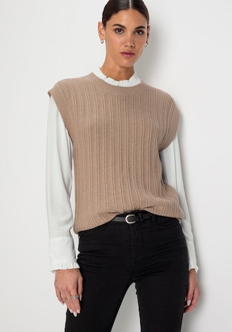 HECHTER PARIS Sweater in Brown: front