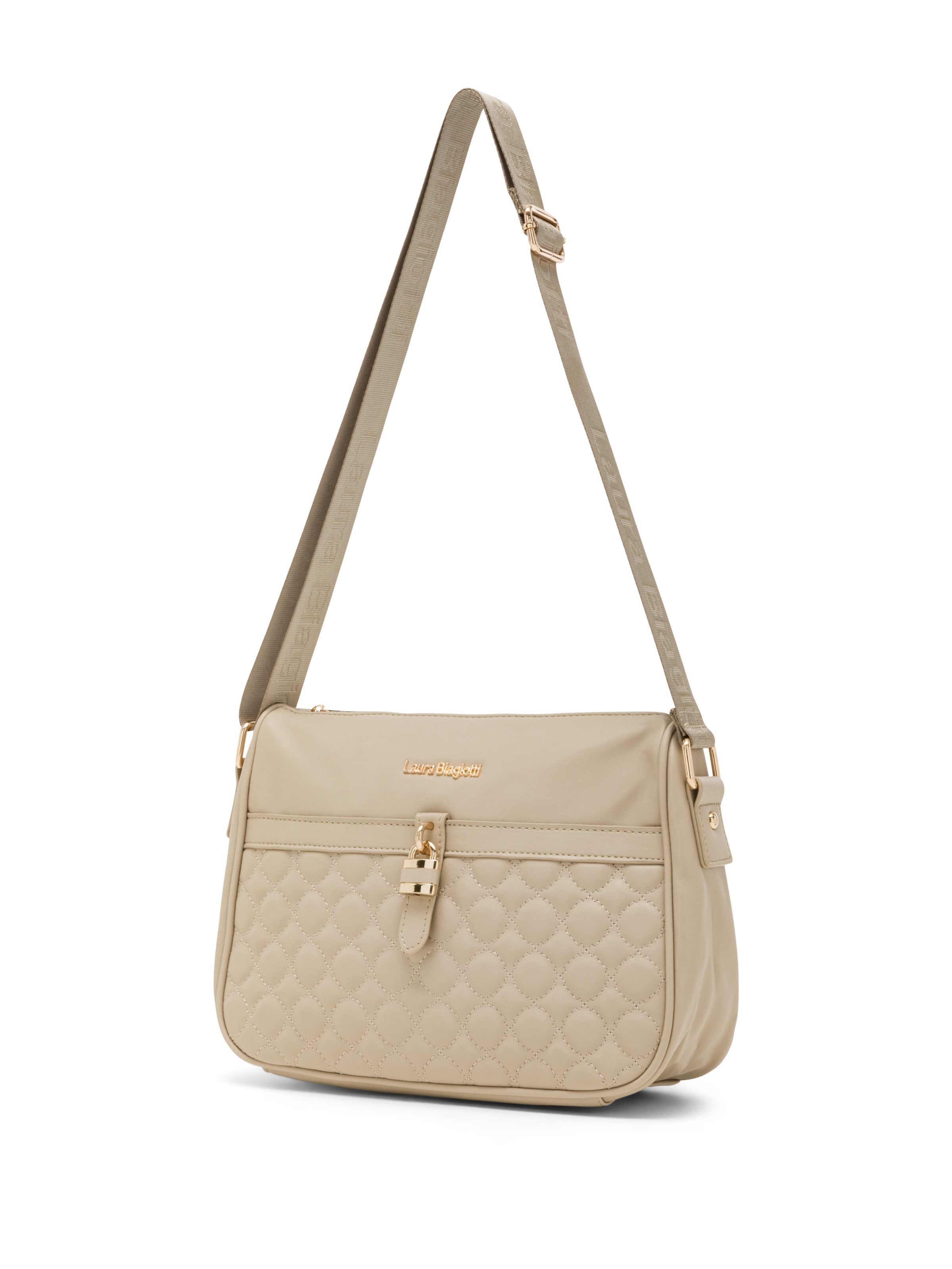 Borsa a tracolla 'Crafter 3' di Laura Biagiotti in beige