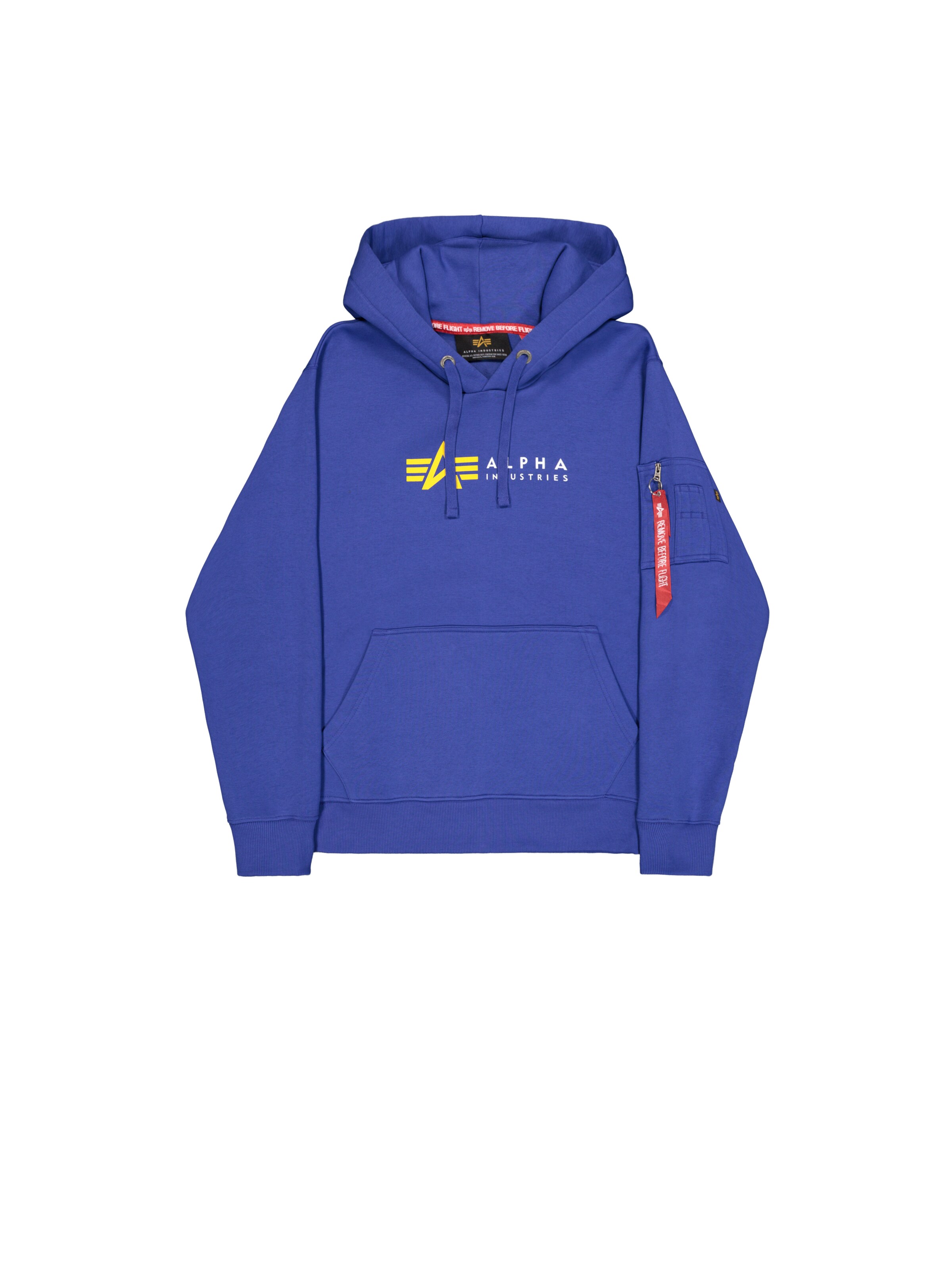 ALPHA INDUSTRIES Sweatshirt in Blau: Vorderseite