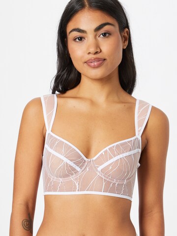 Undress Code Minimiser Minimizer 'Sky's The Limit' in White: front