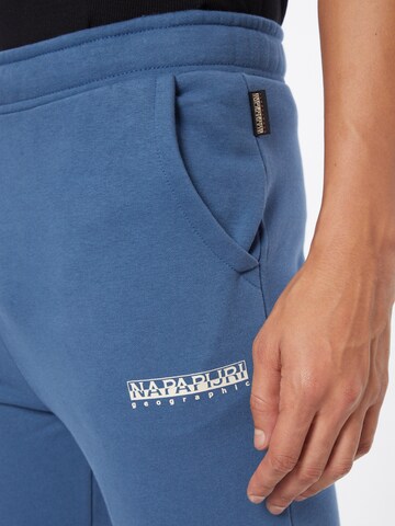 NAPAPIJRI Tapered Trousers 'M-box' in Blue
