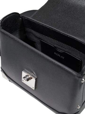 REPLAY - Bolso de hombro 'TEXTURIZED SYNTHETIC FW01A2.000.A7243S' en negro