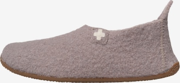 Living Kitzbühel Slippers 'Schurwolle' in Purple: front