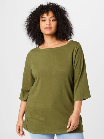 Tom Tailor Women + Shirt in Green: front