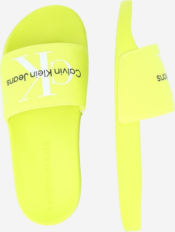 Calvin Klein JeansNatikače s potpeticom - žuta boja