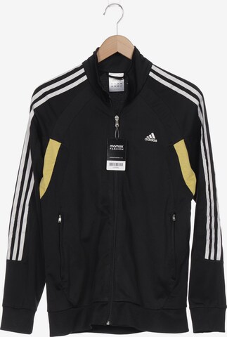 ADIDAS PERFORMANCE Sweatshirt & Zip-Up Hoodie in M-L in Black: front