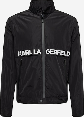 Giacca di mezza stagione di Karl Lagerfeld in nero: frontale