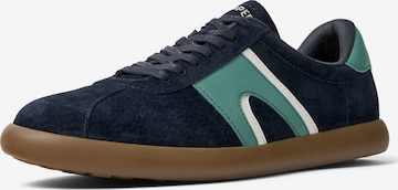 CAMPER - Sapatilhas baixas 'Pelotas Soller' em azul: frente