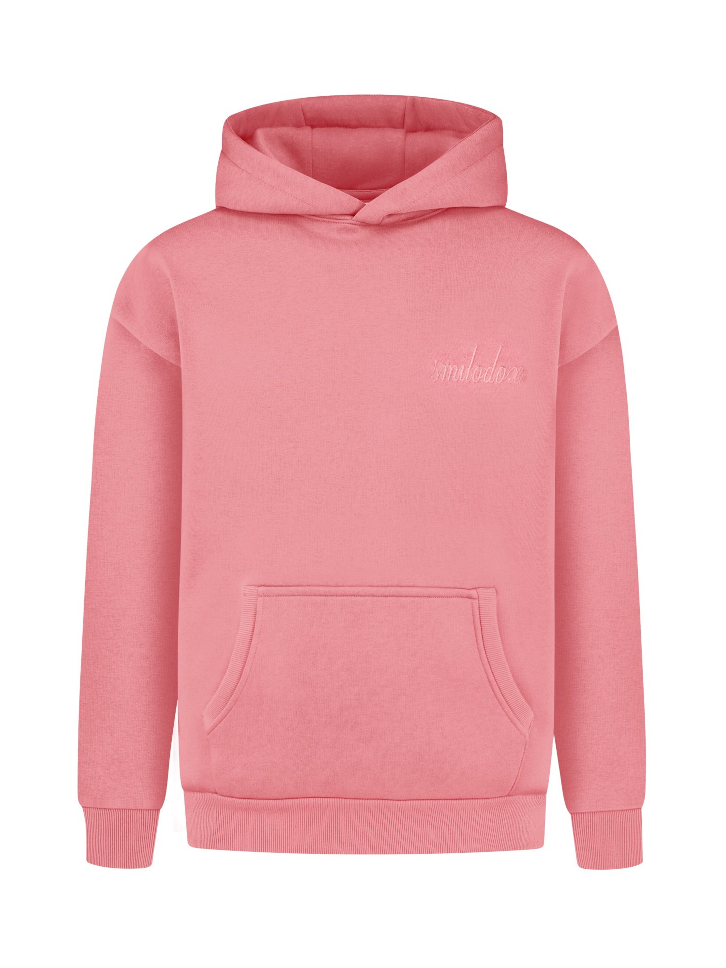 Smilodox Sweatvest in Roze: voorkant