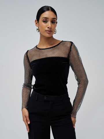 Salsa Jeans Shirt in Black: front