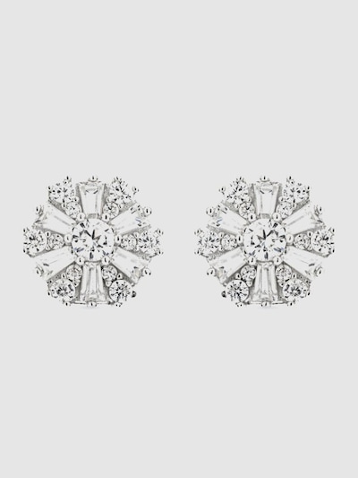 Luxenter Øreringe 'Lorush' i sølvgrå, Produktvisning