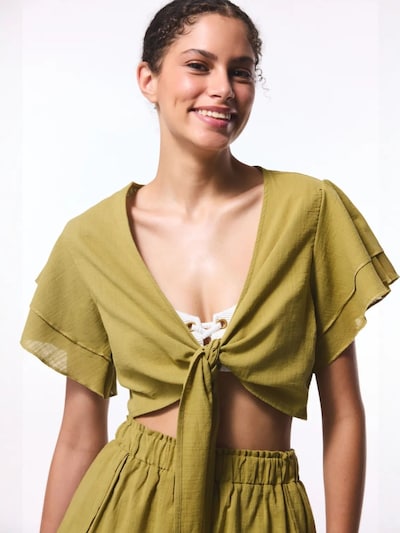 Penti Blusa body 'Bodys' em S em cáqui, Vista do artigo