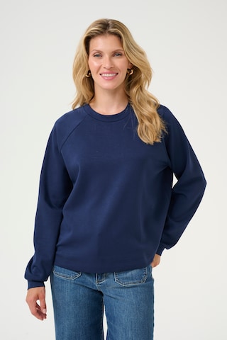 Kaffe Sweatshirt 'BPAdona' in Blau: Vorderseite