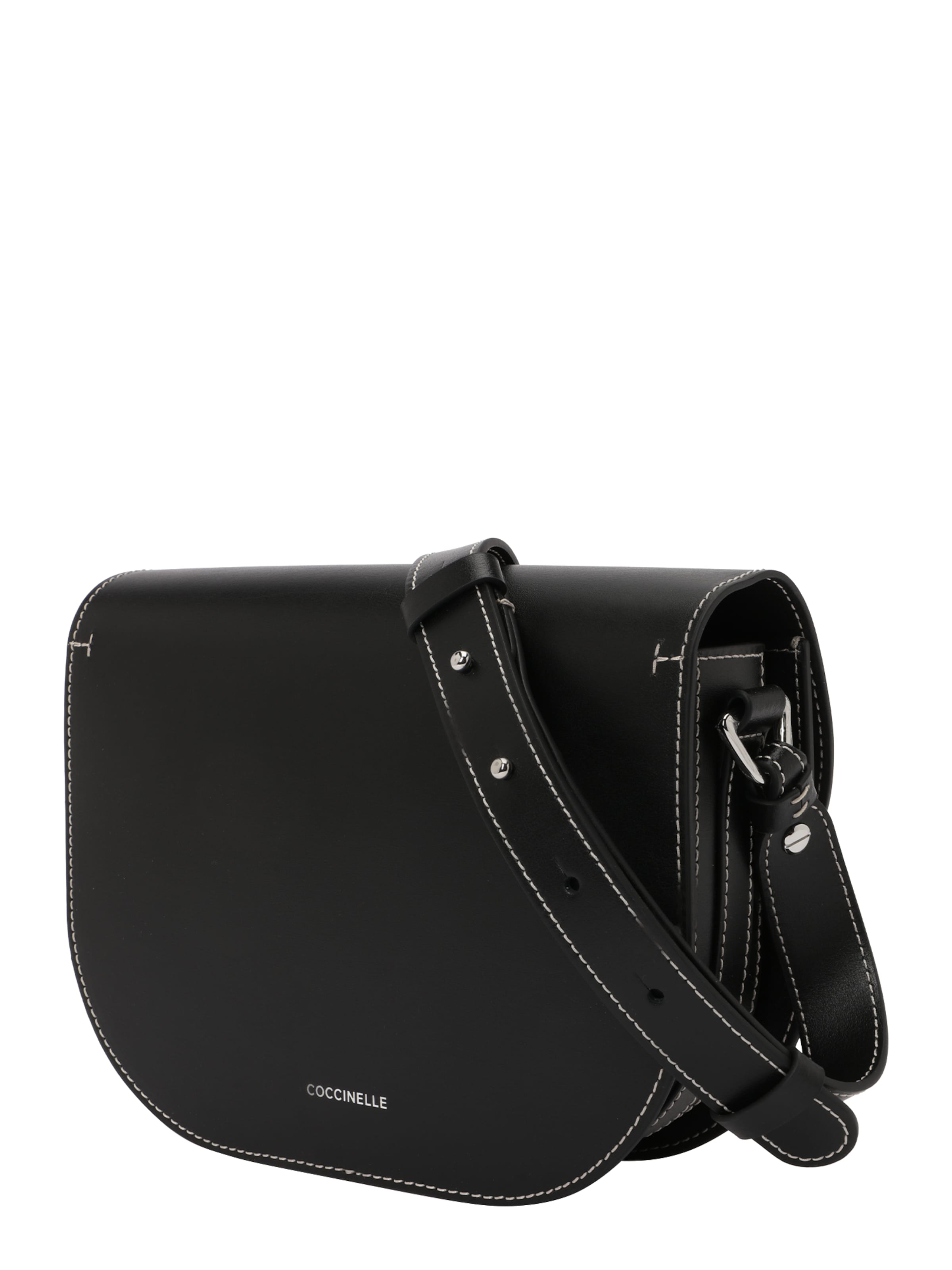 juoda Coccinelle Rankinė su ilgu dirželiu 'DEW': šonas
