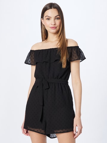 ABOUT YOU Jumpsuit 'Janiya' in Zwart: voorkant