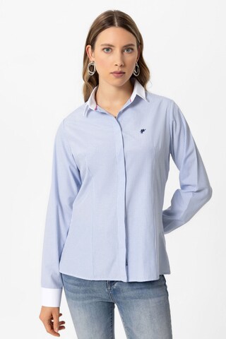 DENIM CULTUREBluza 'OLIVIA' - plava boja: prednji dio
