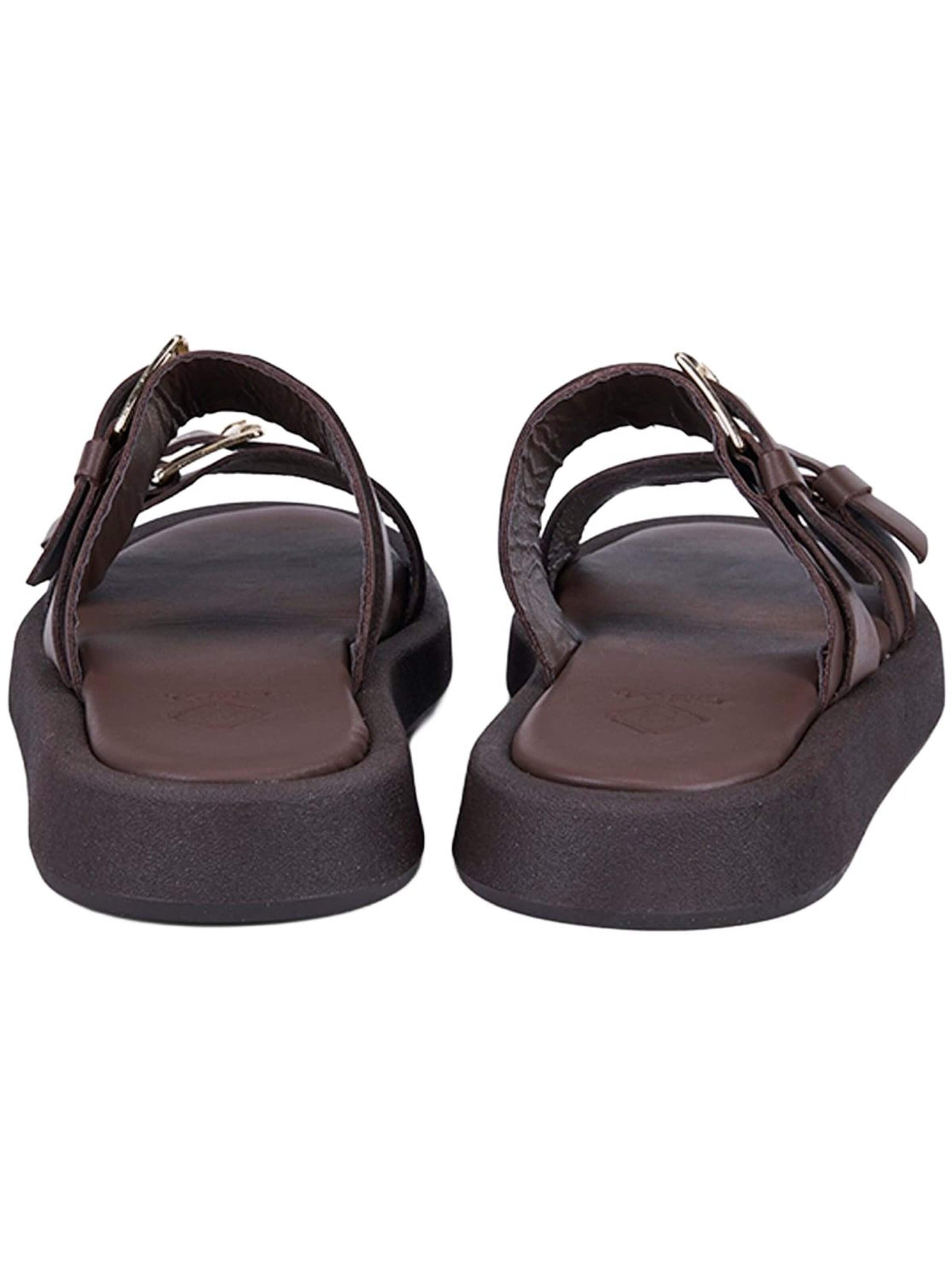 Pantoufle 'Folien' Desa en marron