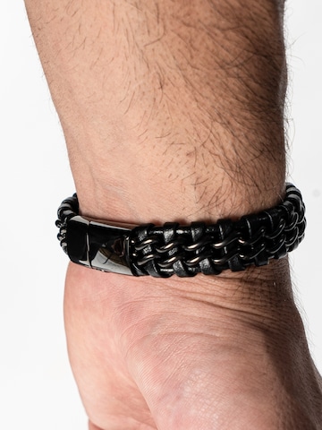 SERASAR Armbånd 'Steel' i sort