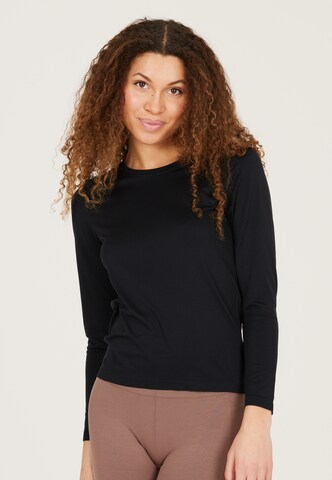 Athlecia Langarmshirt 'Julee' in Schwarz: Vorderseite