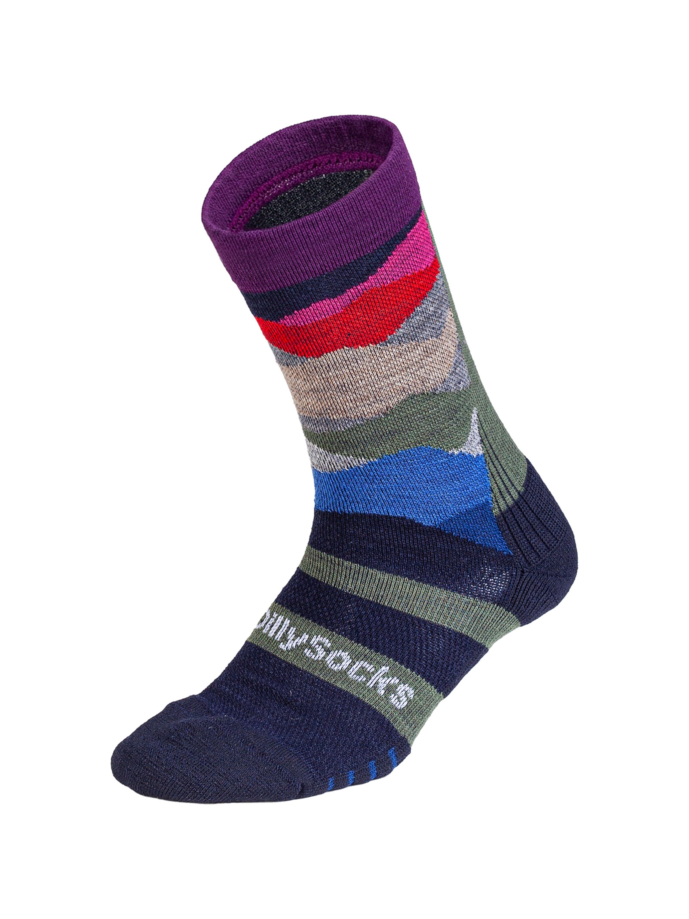 Chaussettes de sport DillySocks en mélange de couleurs : devant