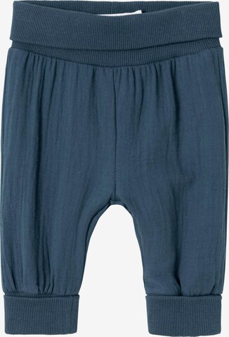 NAME IT Tapered Broek 'BASALLE' in Blauw: voorkant