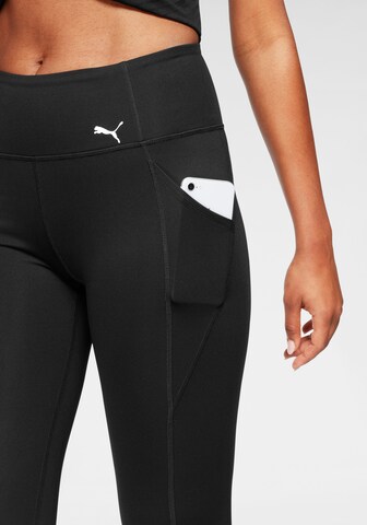 Skinny Pantaloni sport de la PUMA pe negru