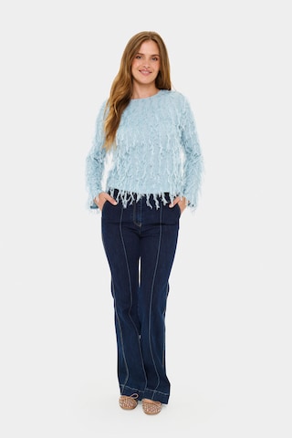SAINT TROPEZ Bluse 'NinetteSZ ' in Blau