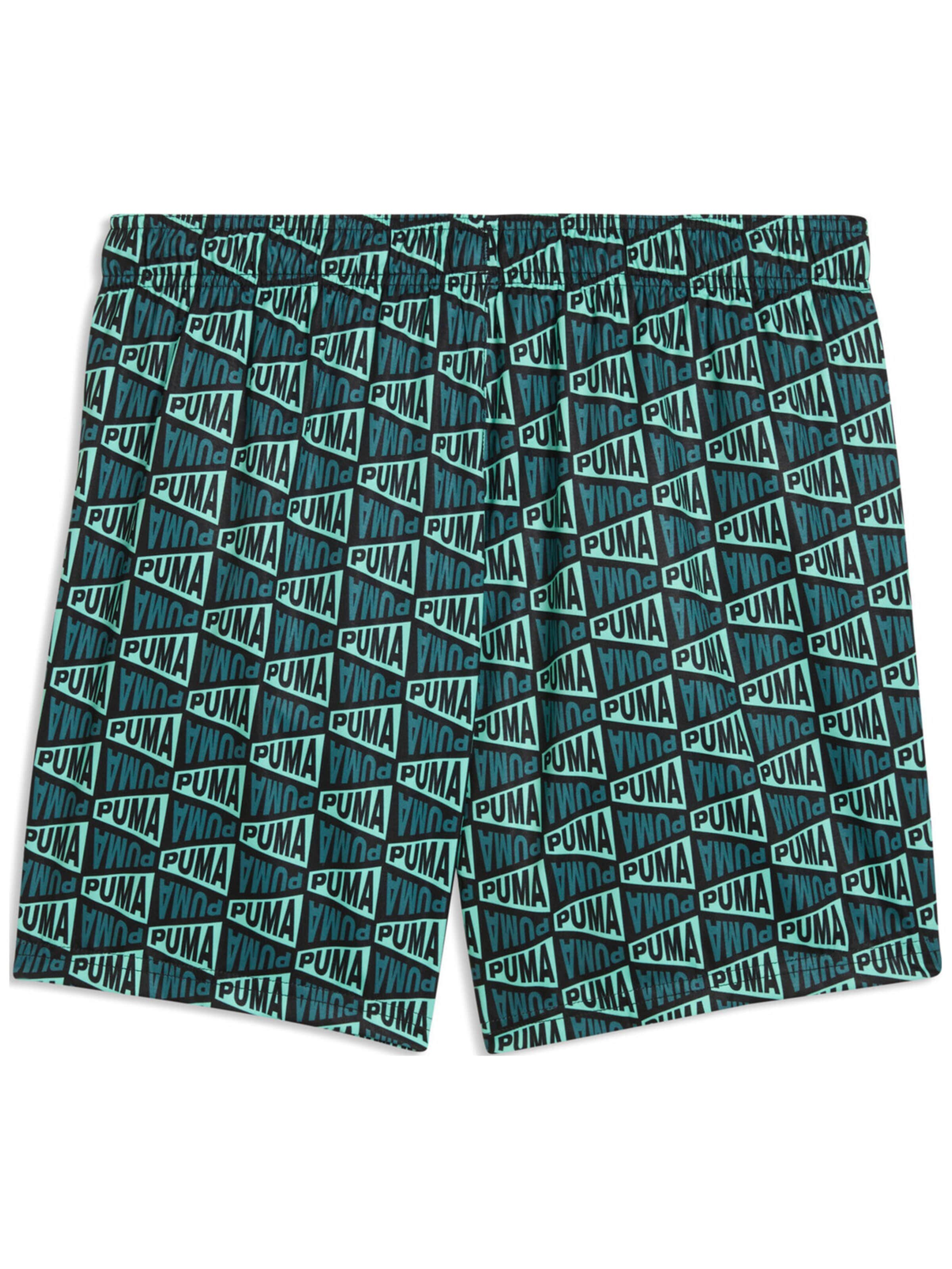 regular Pantaloni sportivi 'Puma Swim Men Printed Flag Mid Shorts 1p' di PUMA in blu