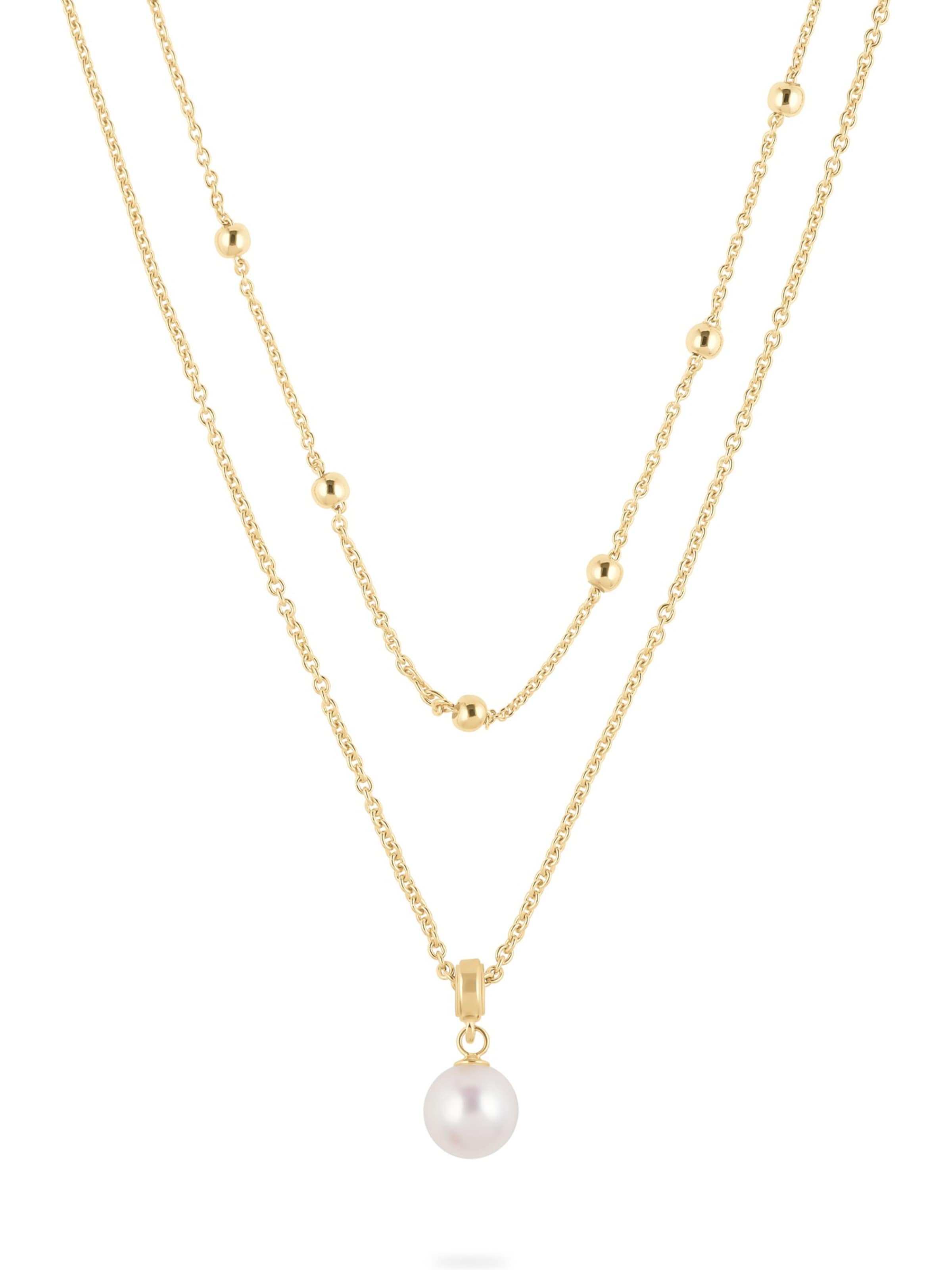 JETTE Necklace in Yellow: front