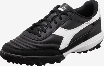 Chaussure de foot 'CALCETTO LT' Diadora en noir : devant