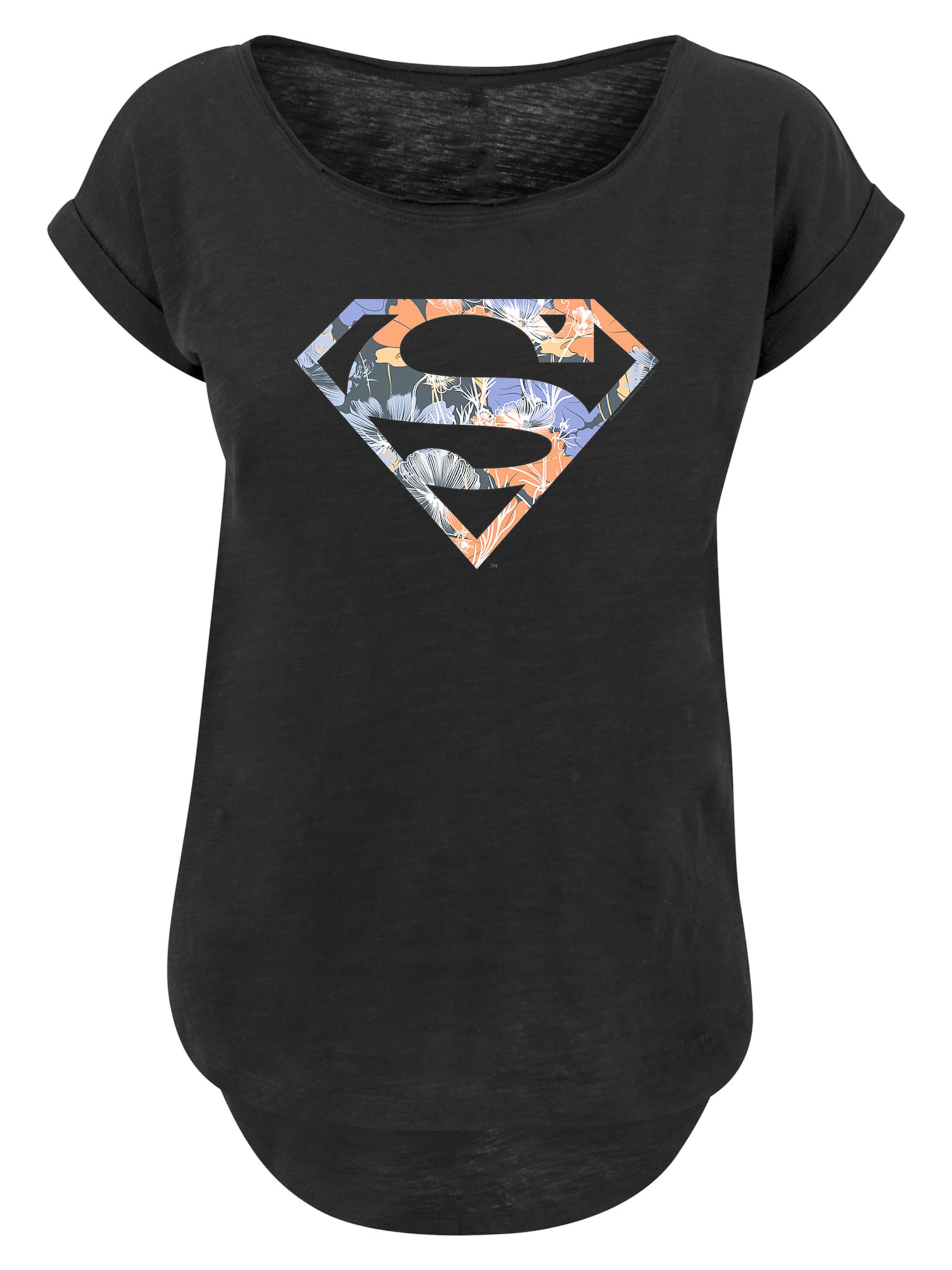 F4NT4STIC Shirt 'Superman' in Black: front