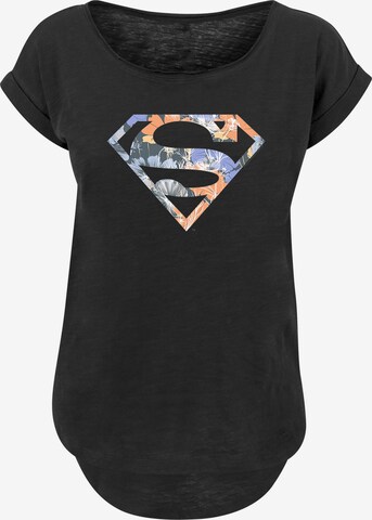 F4NT4STIC Shirt 'Superman' in Zwart: voorkant