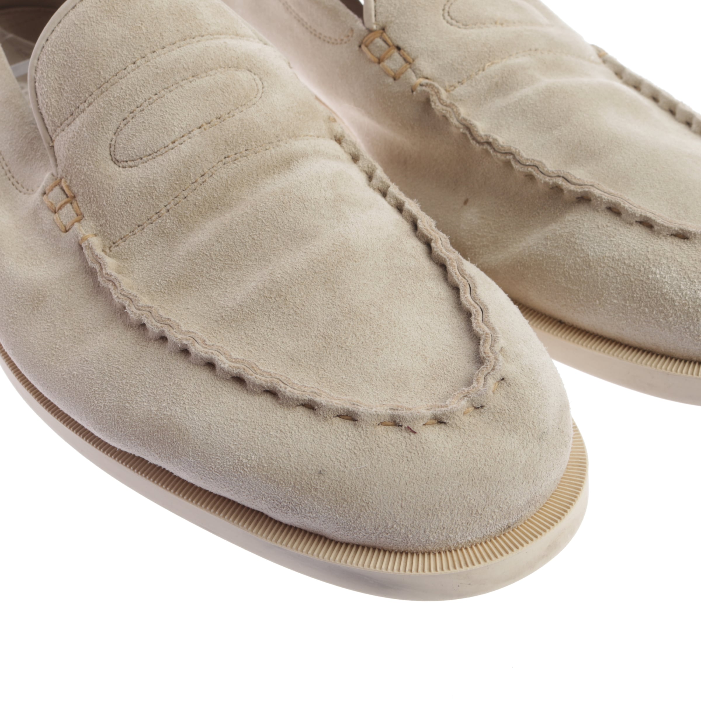 John Lobb Flats & Loafers in 44,5 in White