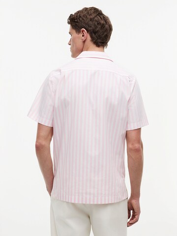TOMMY HILFIGER Regular Fit Hemd in Pink