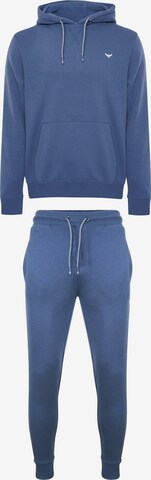 Threadbare Sweatsuit in Blue: front