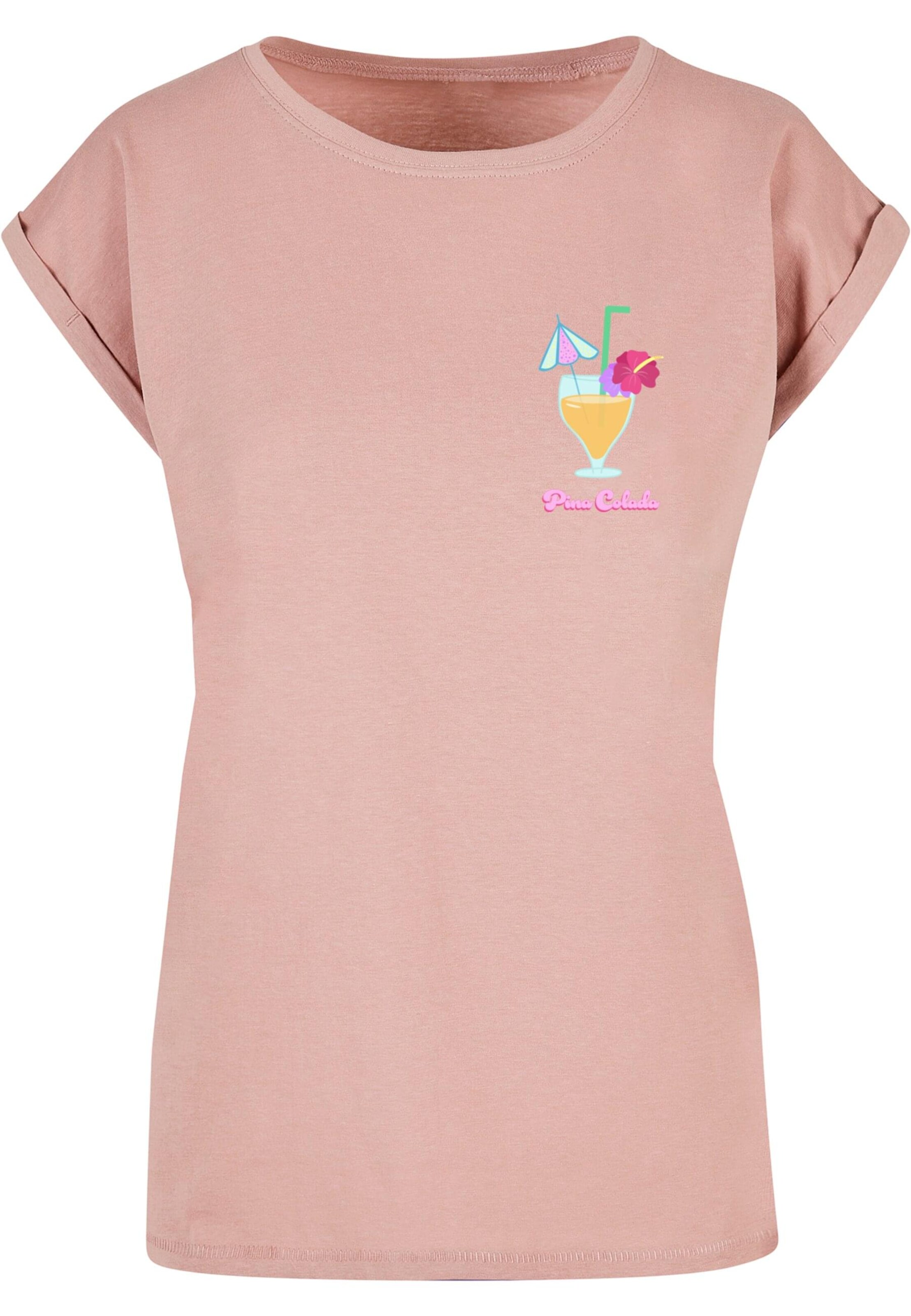 T-shirt 'Pina Colada' Merchcode en rose : devant